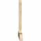 Ekena Millwork Portland Rough Sawn Timber Gable Bracket, Douglas Fir, 60"W x 27"H x 2"D x 4"F, 11/12 Pitch GBW060X27X0204POR00RDF - alternate 4